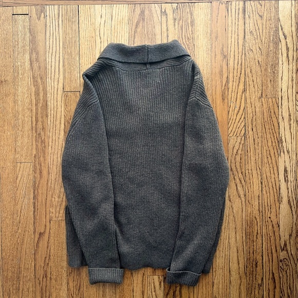 New // Line of Trade // Green // Dockside Shawl Cardigan - Picture 2 of 3